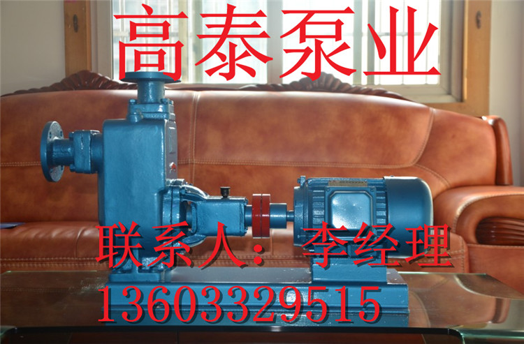 ZW自吸無(wú)堵塞排污泵100ZW80-60
